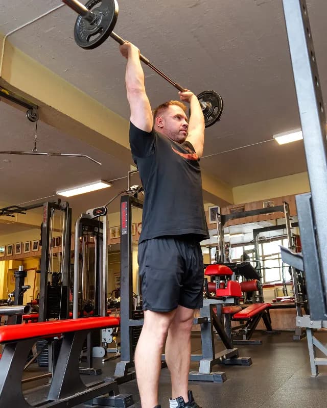 Standing Overhead Press (Barbell)