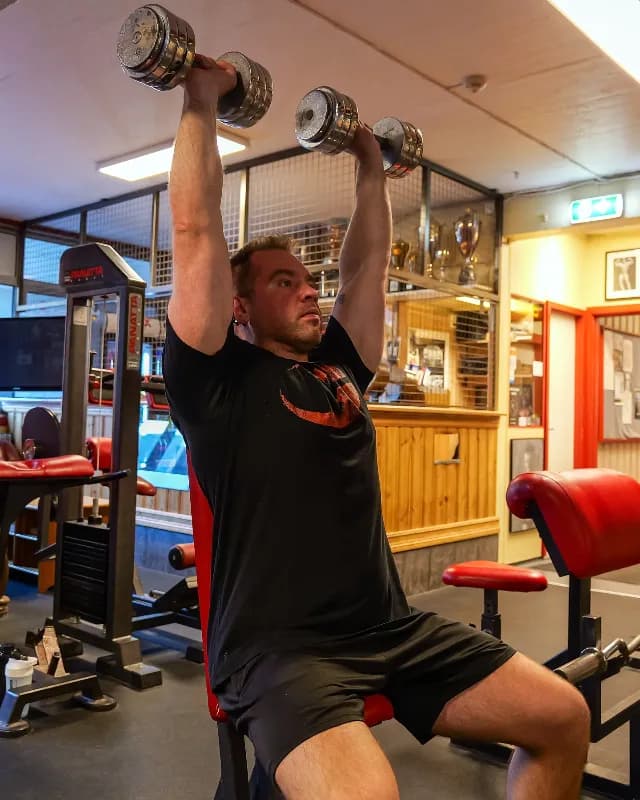 Seated Dumbbell Shoulder Press