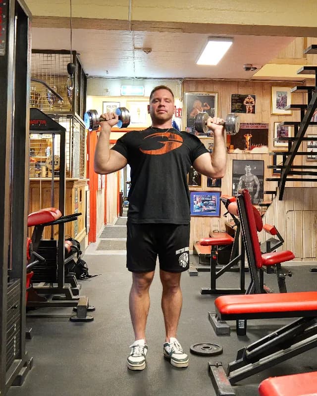 Standing Overhead Press (Dumbbell)