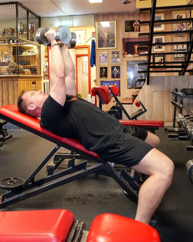Incline Bench Dumbbell Fly