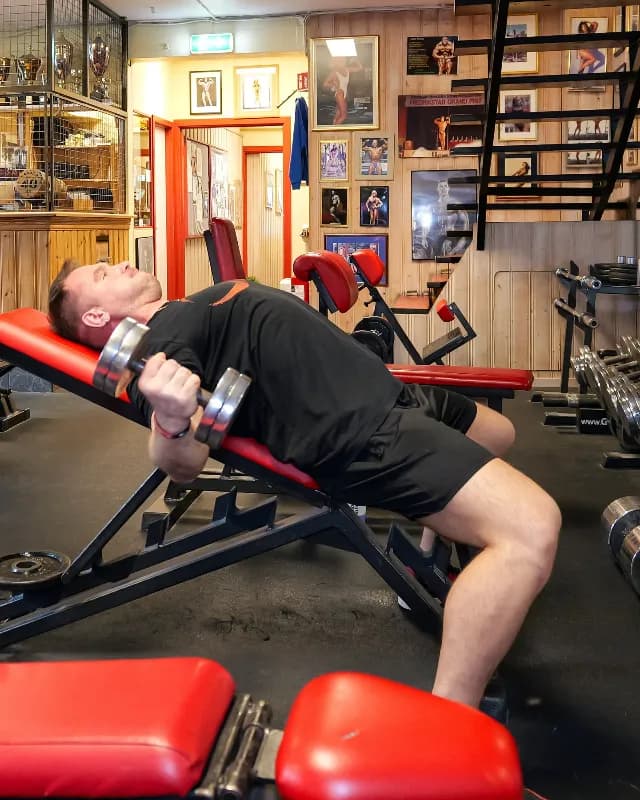 Incline Bench Dumbbell Fly